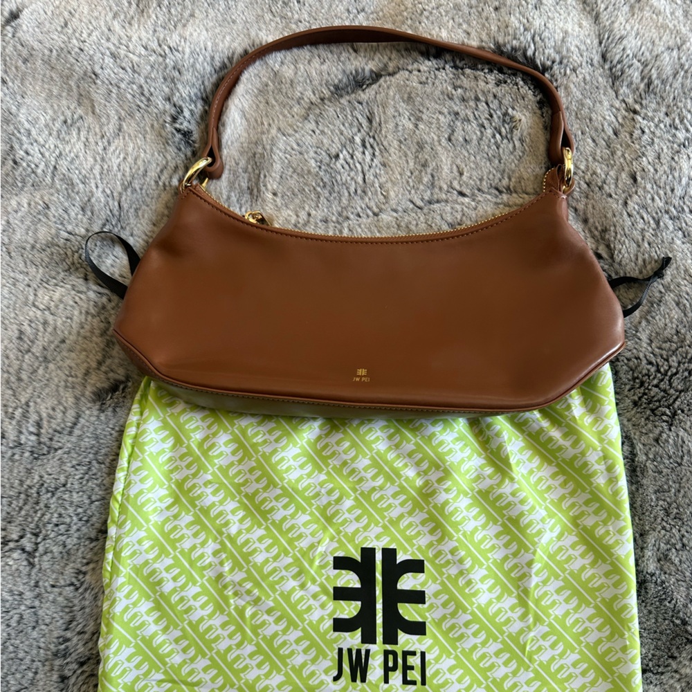 JW PEI, brown shoulder purse, perfect condition